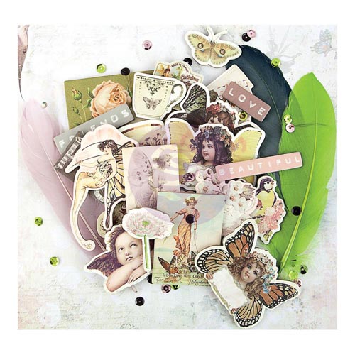 Украшения из чипборда Prima "Butterfly"