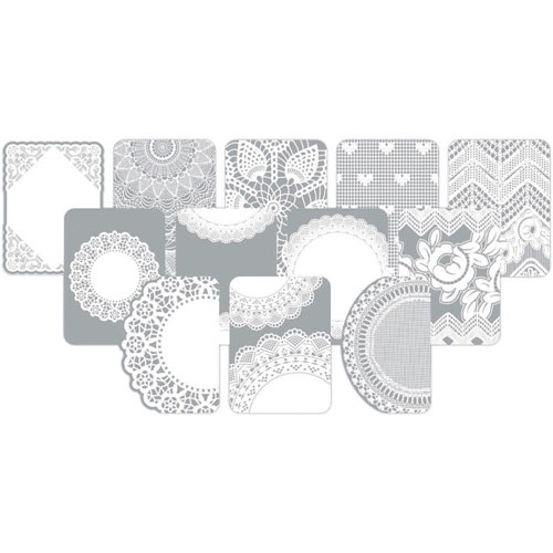 Набор карточек -оверлеев Project Life "Doily"