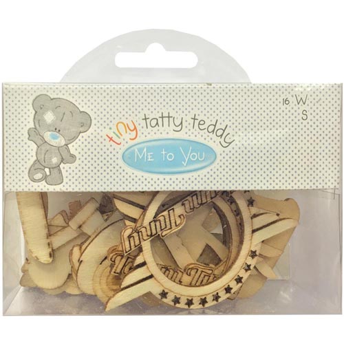 Вырубка из дерева Trimcraft "Tiny Tatty Teddy", Boy