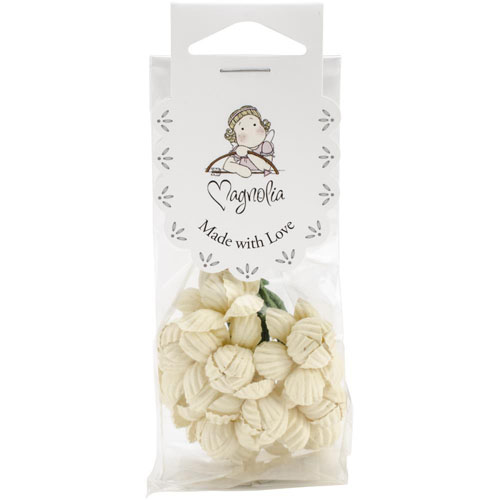 Букет "Винтажные цветы вишни" Magnolia, светлый жёлтый