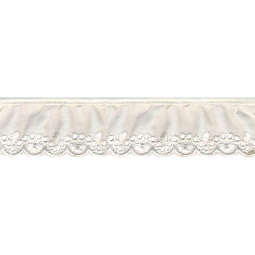 Шитьё Wrights 3 см "Fan Eyelet". Цвет натуральный