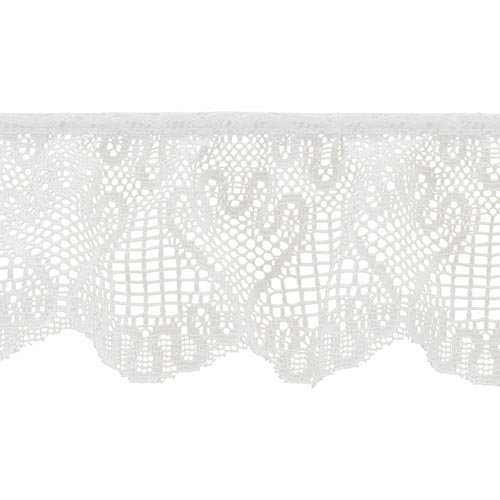 Кружево Simplicity 6 см "Swirl". Цвет белый