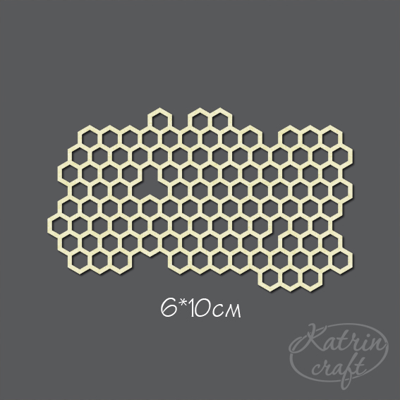 Чипборд "Фоновый соты"