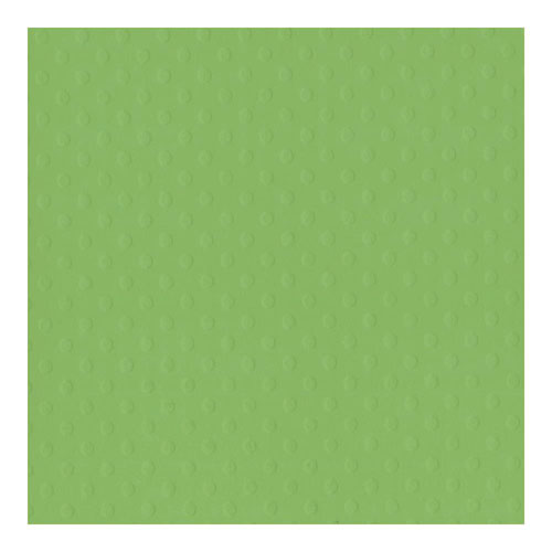 Картон Bazzill с тиснением "горошек". Цвет яблочный.