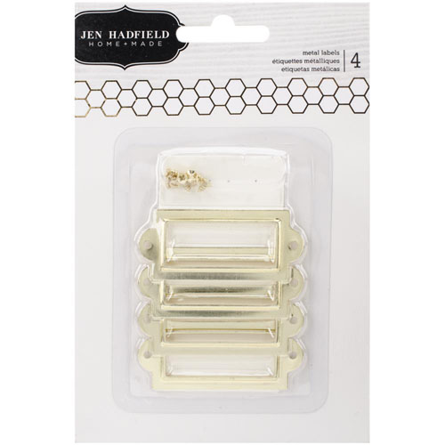 Набор металлических рамочек Pebbles, цвет золотой