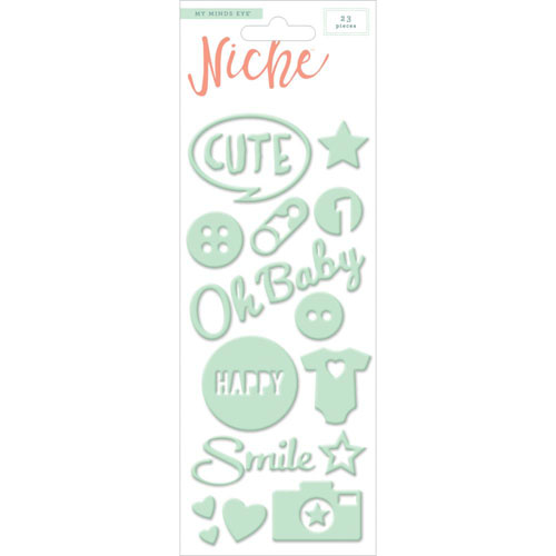 Наклейки My Minds Eye "Oh Baby", 18 х 7,5 см