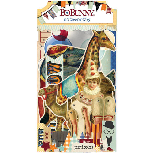 Набор вырубки из картона Bo Bunny "Carnival"