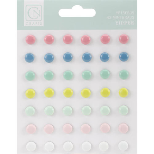 Эмальные мини-брадс Chickaniddy Crafts "Yippee"