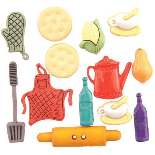 Набор пуговиц Buttons Galore "Кухня"