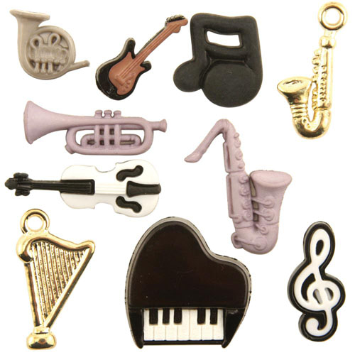 Набор пуговиц Buttons Galore "Музыка"