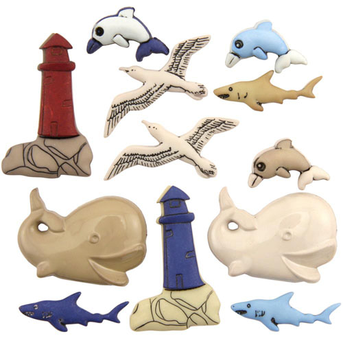 Набор пуговиц Buttons Galore "На мысе"