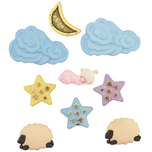 Набор пуговиц Buttons Galore "Сладких снов"