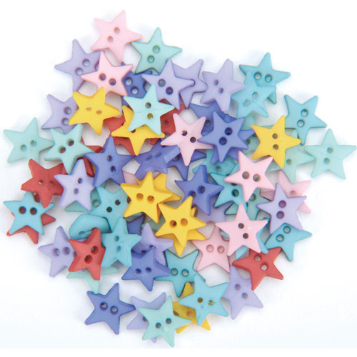 Набор пуговиц Dress It Up "Звёздочки", флирт