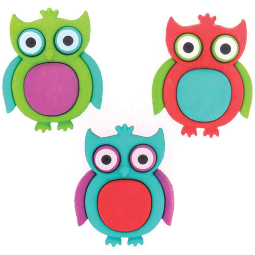 Набор пуговиц Dress It Up "Ретро совы"