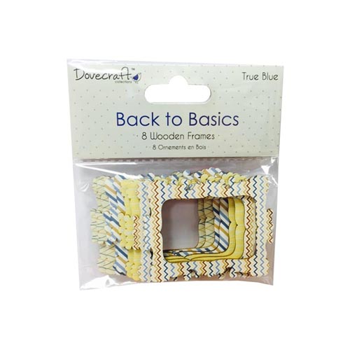 Деревянные рамочки Trimcraft Back To Basics True Blue