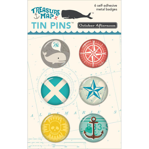 Набор фишек October Afternoon "Treasure Map"
