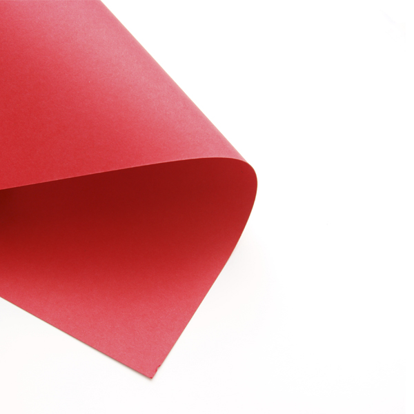 Картон однотонный 270 г/м2. Цвет алый (W40)