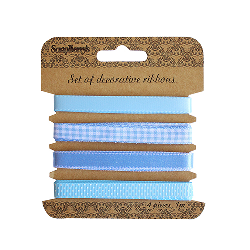 Набор лент Scrapberrys "Нежно-голубой"