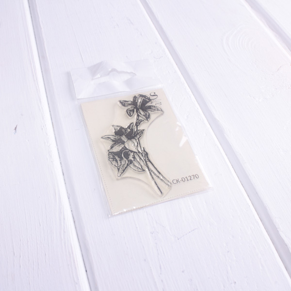 Штамп KatrinCraft "Нарцисы 3 шт"