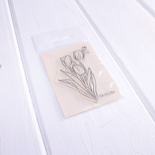 Штамп Stylish Stamps "Букет тюльпанов3"