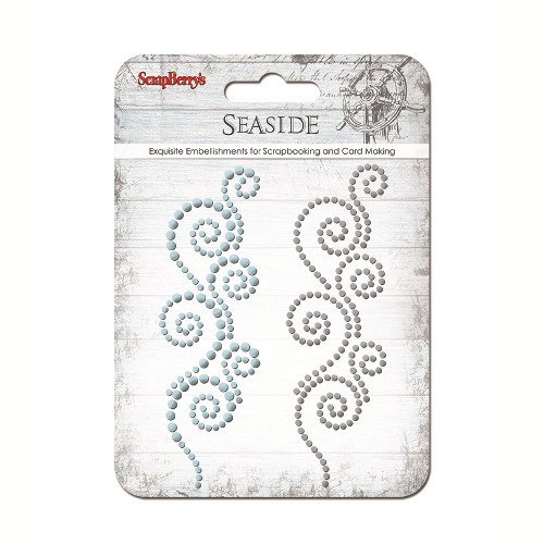 Стразовые завитки Scrapberrys "Там, где Море 1"
