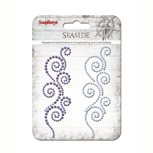 Стразовые завитки Scrapberrys "Там, где Море 2"