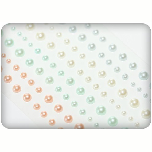 Клеевые полужемчужинки Scrapberrys "Розы"