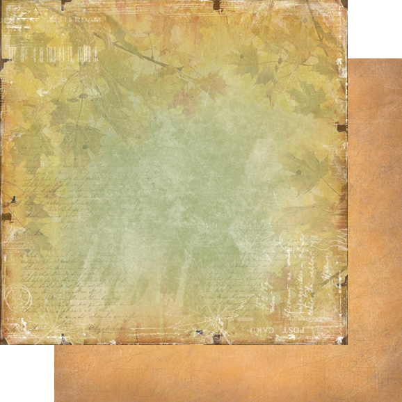 Двусторонняя бумага "Медовый пунш", мотив 3 (VIN24)