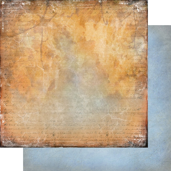 Двусторонняя бумага "Медовый пунш", мотив 4 (VIN25)