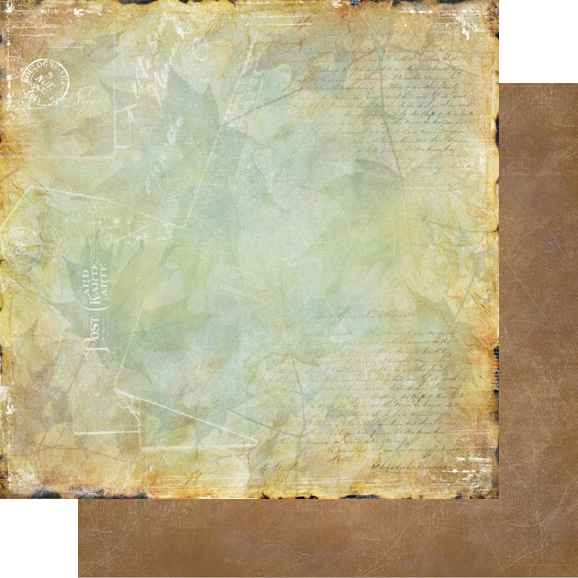 Двусторонняя бумага "Медовый пунш", мотив 5 (VIN26)