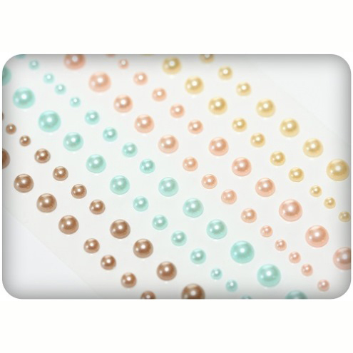 Клеевые полужемчужинки Scrapberrys "Французское Путешествие"