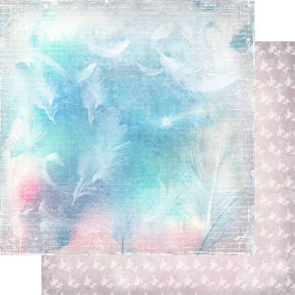 Двусторонняя бумага "Невесомость", мотив 2 (VIN36)