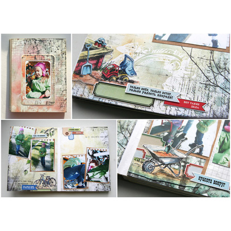 Набор Е. Виноградова для создания альбома "Детская площадка"