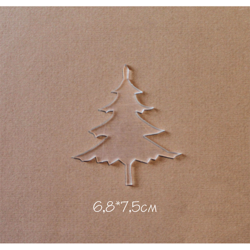 Украшение "Акриловая ёлка большая"