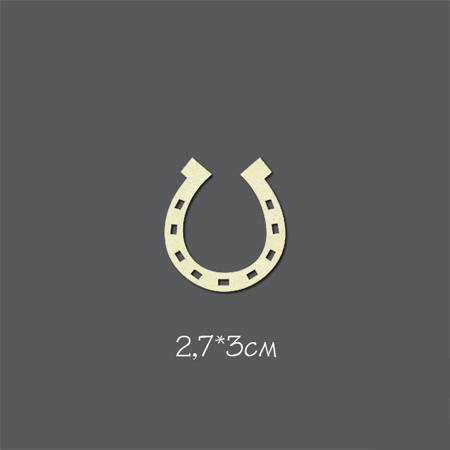 Чипборд "Подкова маленькая"