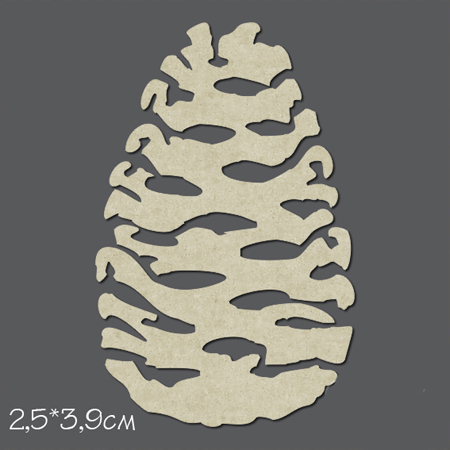 Чипборд "Шишка большая"