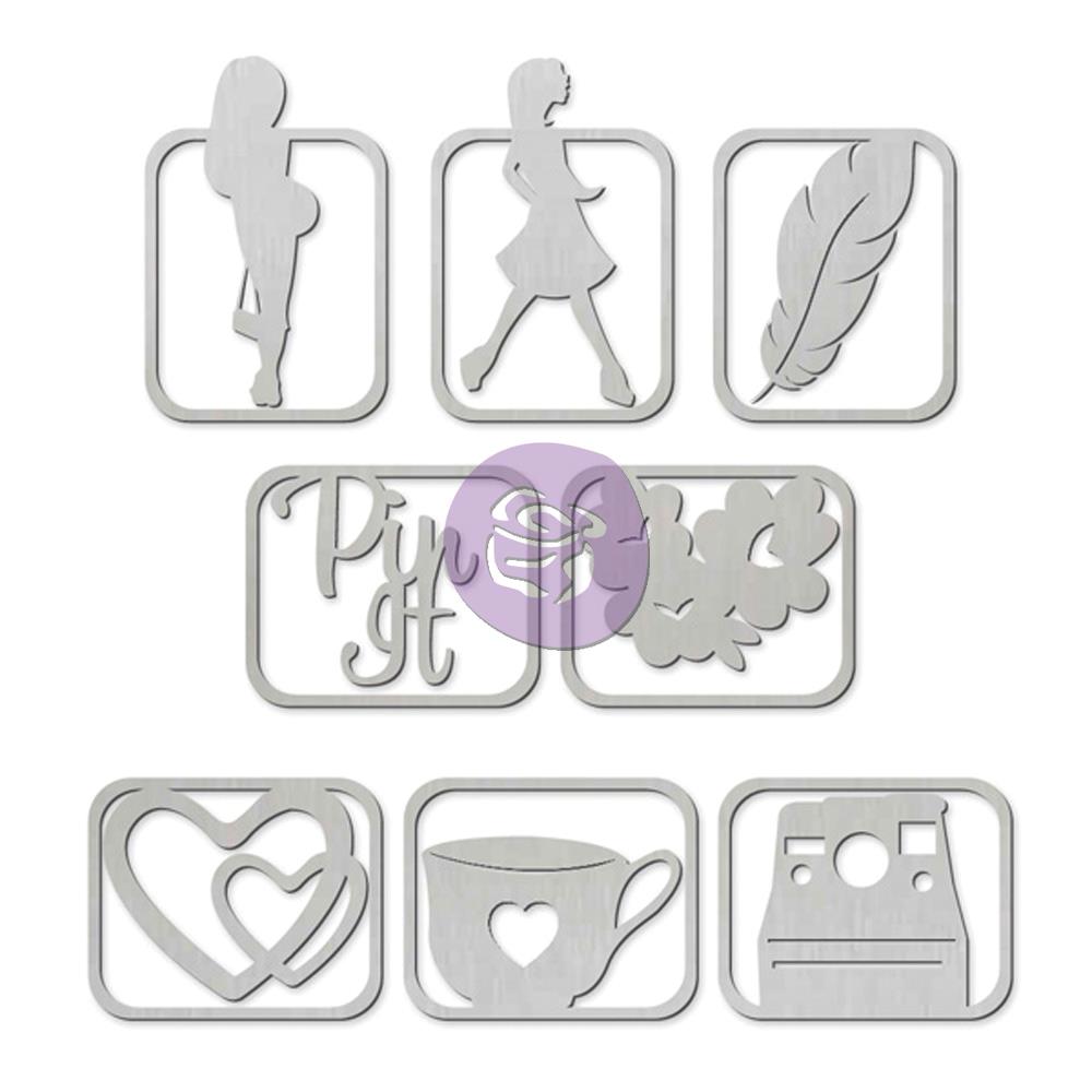 Набор фигурных клипс Prima "Bloom"