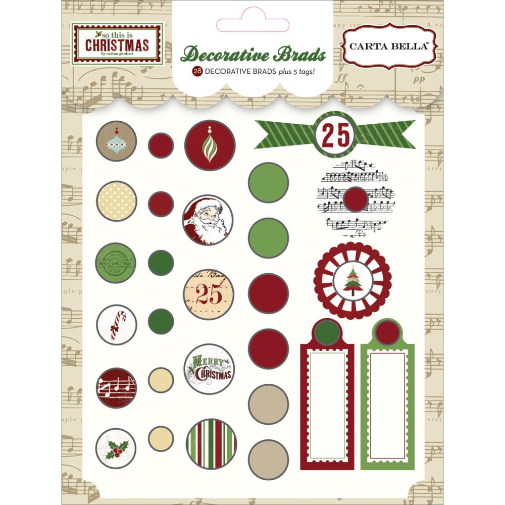 Набо брадс Carta Bella "So This Is Christmas"