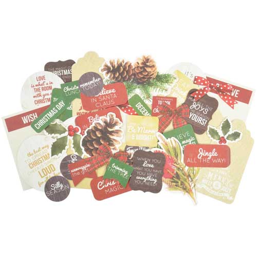 Набор вырубки из картона Kaisercraft "Basecoat Christmas"