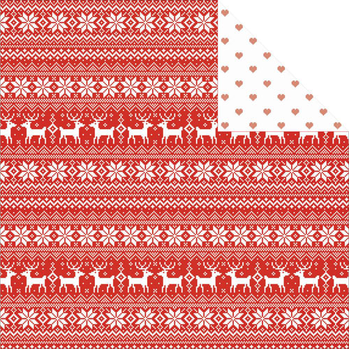 Двусторонняя бумага Kaisercraft "North Pole" Sweater (Kaiser398)