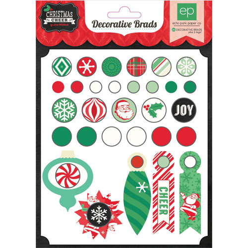 Набор брадс Echo Park "Christmas Cheer"