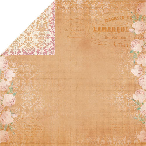 Двусторонняя бумага для скрапбукинга Bo Bunny "Madeleine" Charm (Bob325)