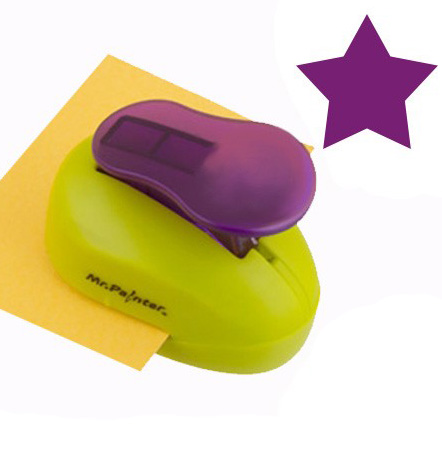 Дырокол MrPainter 1,5 см "Звезда" 02.