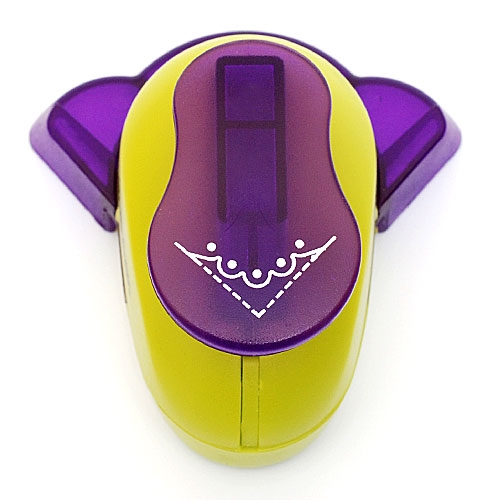 Угловой фигурный дырокол MrPainter "Кружева 12"