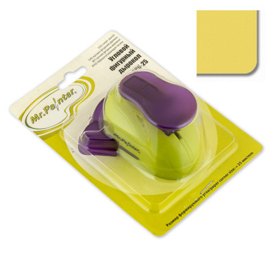 УГЛОВОЙ дырокол MrPainter "Уголок " (10 скругление)