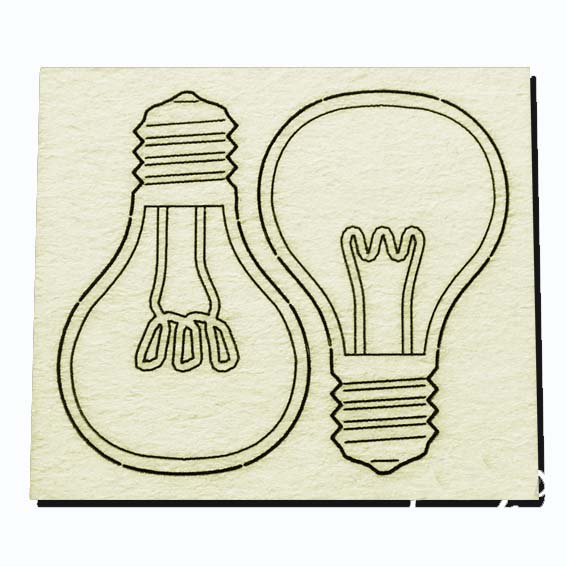 Чипборд "Лампочки 2,5 см"