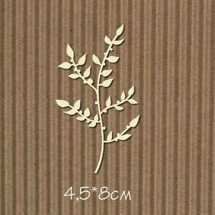 Чипборд "Веточка изящная"