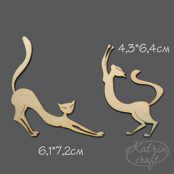 Чипборд "Кошки №2"