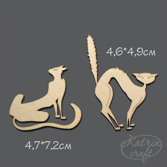 Чипборд "Кошки №3"