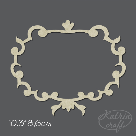 Чипборд "Рамка №12"